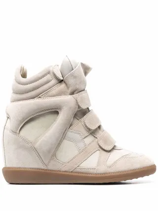 Bekett High-Top Wedge Sneakers