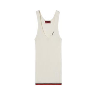 Gucci, Rib Silk Tank Top