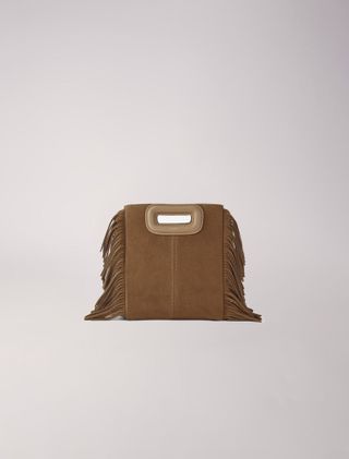 M Mini Bag in Suede Leather