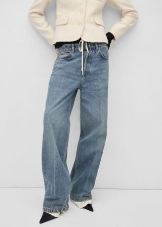 MANGO, Low Waist Wideleg Jeans - Women | Mango Usa