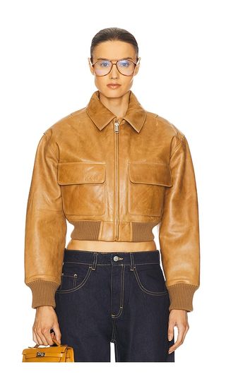 The Leather Bomber Jacket