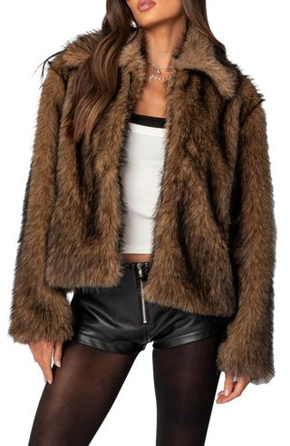 Faux Fur Jacket