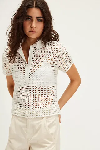 Anna Eyelet Top