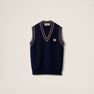 Wool and Cashmere Knit Vest