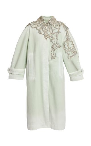 Embroidered Cotton Coat