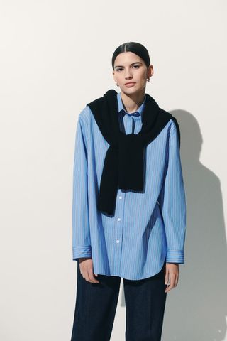 Oversized Poplin Shirt