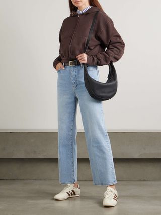 The Wide High-Rise Wide-Leg Jeans