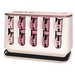 Remington Proluxe Heated Hair Rollers (optiheat Technology, 90 Second Heat Up, Sets Curls in 5 Minutes, 20 Velvet Flocked Rollers - 8 Medium 25mm and 12 Large 32mm) H9100