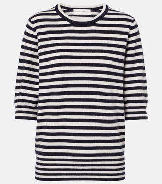 N°63 Well Striped Cashmere-Blend Top