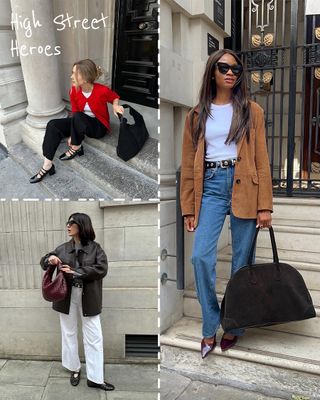 3 women wearing spring high street heroes