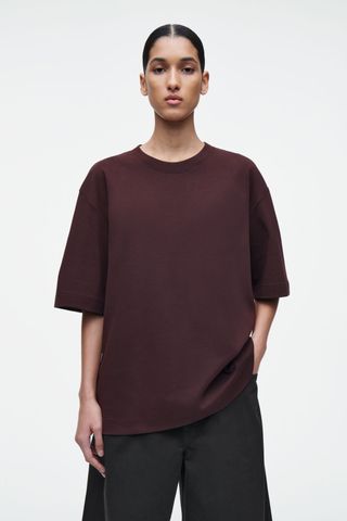 COS, OVERSIZED COTTON T-SHIRT