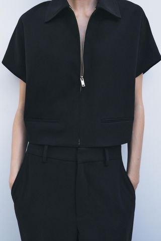 Zw Collection Cropped Jacket