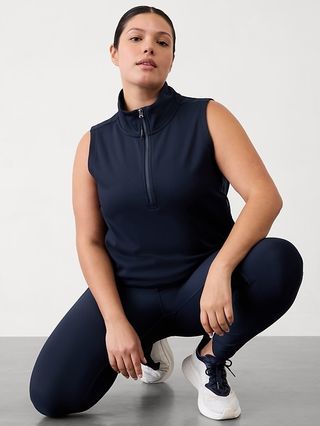 Athleta, Unstoppable 1/2 Zip Cropped Vest