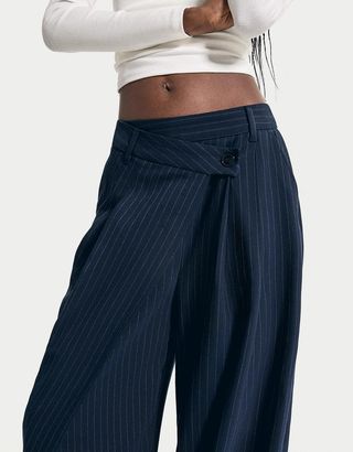 Tailored Pinstripe Trousers