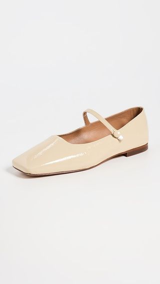 Mansur Gavriel Square Toe Mary Jane Flats