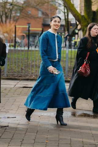 London Fashion Week street style F/W 25