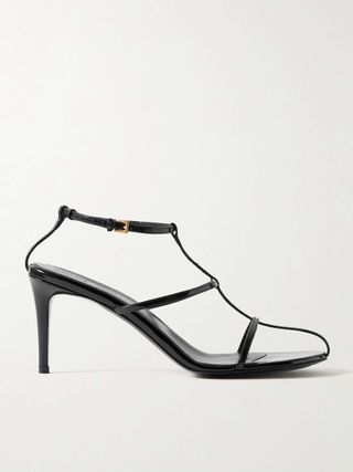 Cage Patent-Leather Sandals