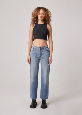 Vincent High Rise Wide Leg Jeans