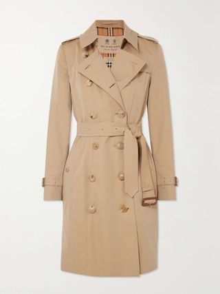 Chelsea Organic Cotton-Gabardine Trench Coat