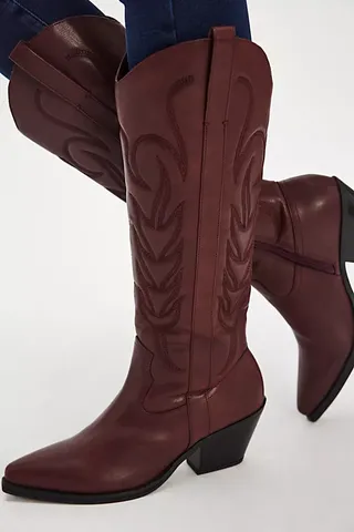 Vegan Acres Tall Western Boots