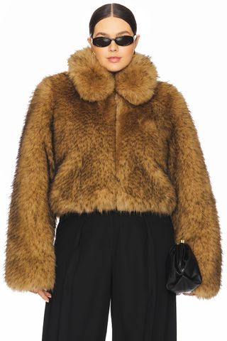 by Marianna Savoie Faux Fur Jacket