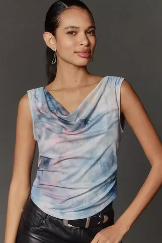 The Sloane Cowl-Neck Tank