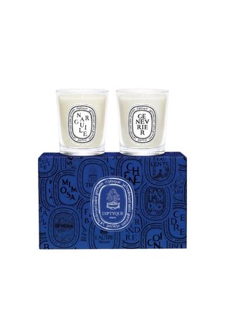 Diptyque Narguilé & Genévrier (Juniper) Set of 2 Small Candles