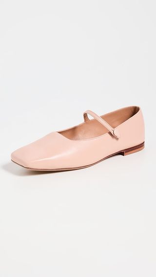 Mansur Gavriel Square Toe Mary Jane Flats