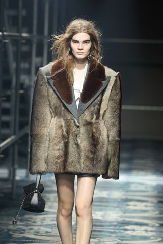 Prada AW25 fur jacket