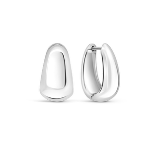 7-15mm Teardrop Earrings | Silver