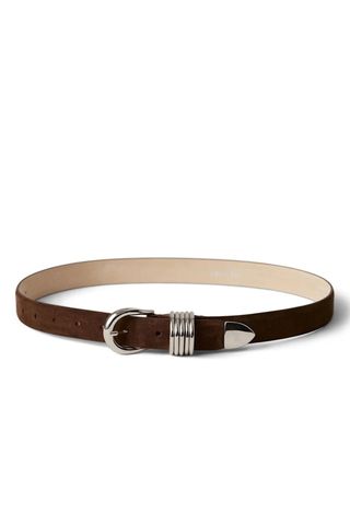 Déhanche Hollyhock Suede Belt - Déhanche - Women - Chocolate - Xs