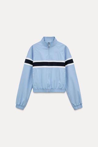 Jacket With Contrasting Stripes