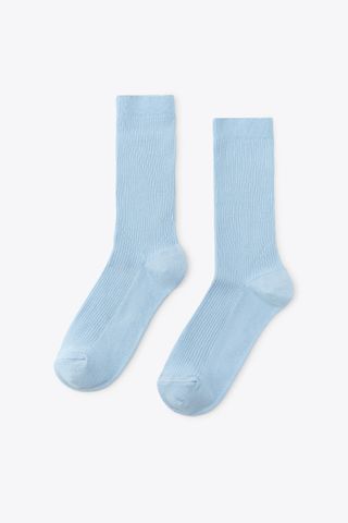 Ribbed Cotton Socks