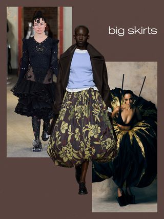 London Fashion Week Trends: Big Skirts