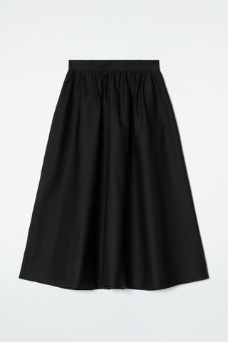 Elasticated Midi Skirt