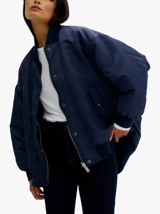 My Essential Wardrobe Helga Reversible Padded Bomber Jacket