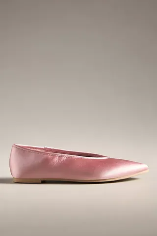 Bc Footwear by Seychelles Georgette Satin Ballet Flats