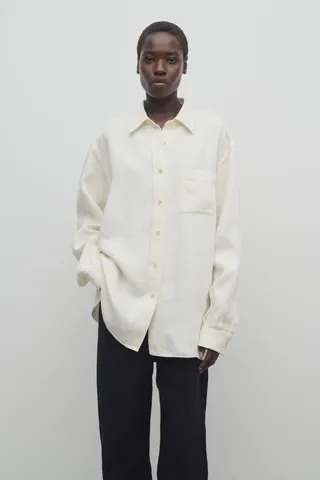 The Row, Nesson Shirt in Linen