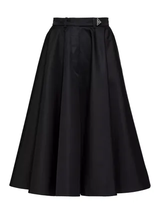 Re-Nylon Pleated Skirt