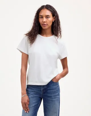 Madewell, Cotton Perfect Crewneck Tee