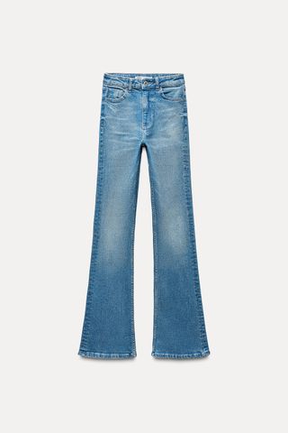 ZARA Flare Z1975 Jeans With a High Waist