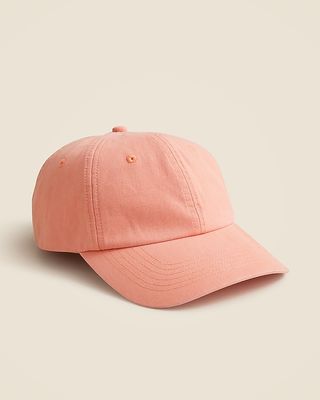 Washed Canvas Baseball Cap