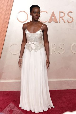 Celebrities style the underwear dress trend on the Oscars 2025 red carpet.