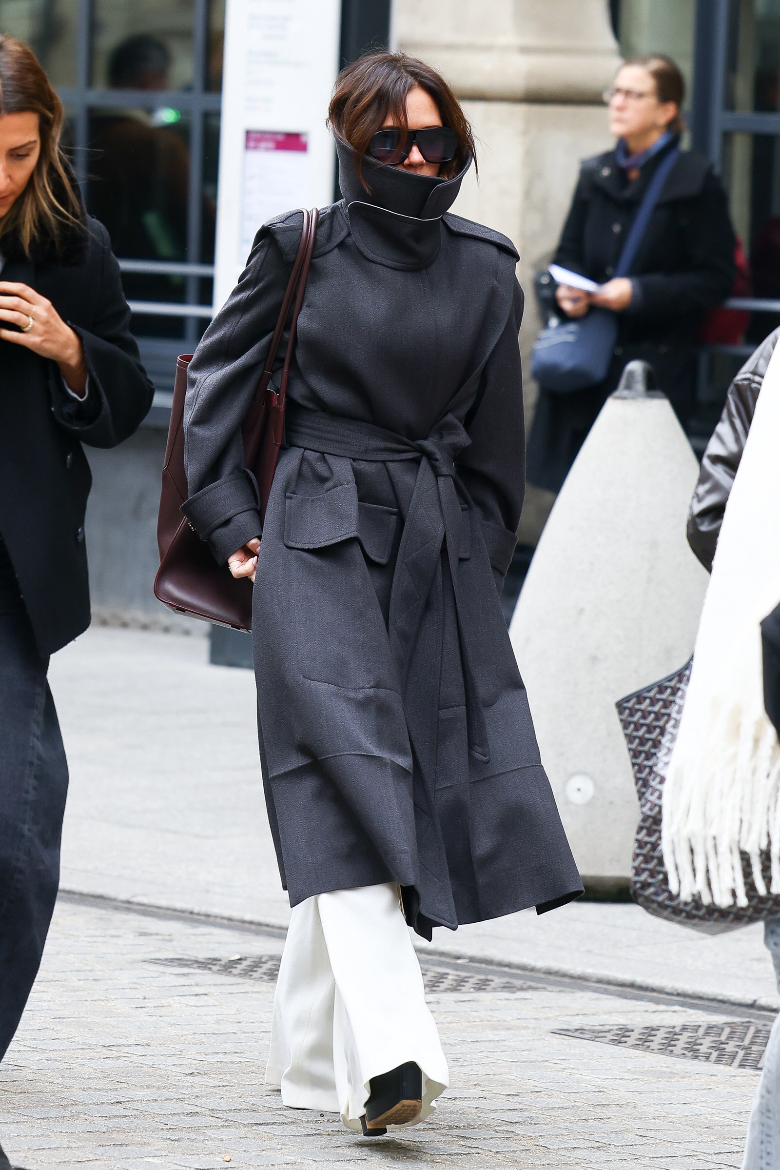 PARIS FRANCE  NOVEMBER 13 Victoria Beckham is seen on November 13 2024 in Paris France.