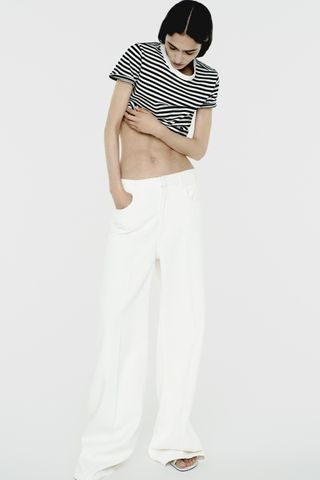 Zw Collection High Waist Wide Leg Jeans