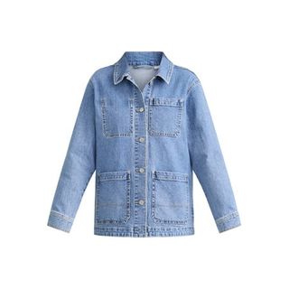 Time and Tru Women's and Women’s Plus Denim Chore Jacket, Sizes Xs-4x