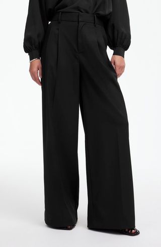 The Harlow Superwide Leg Twill Pants