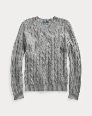 ralph lauren, Cable-Knit Cashmere Sweater