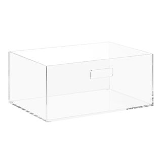 container store, The Container Store Large Luxe Acrylic Bin Clear