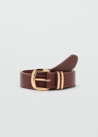 MANGO Metal Buckle Belt 